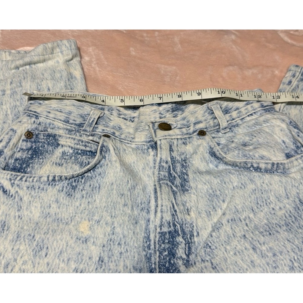 Vintage 90's Chic Womens Blue Acid Wash High Waist Jeans Size 8 pet Made in USA - Picture 4 of 11